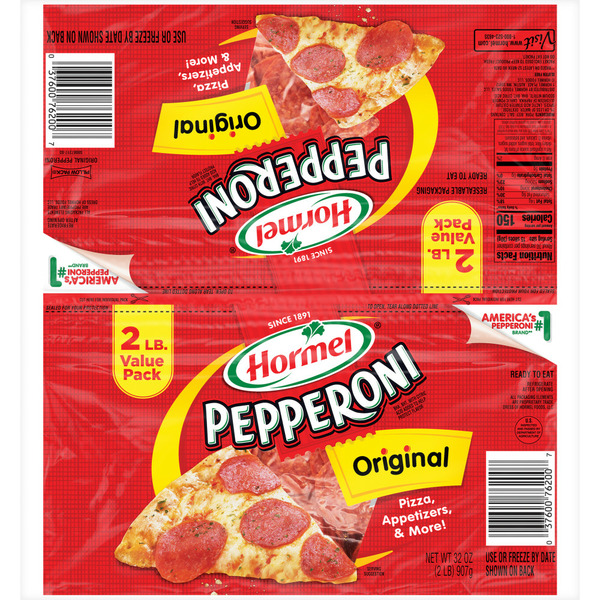 Lunch Meat HORMEL Pepperoni Original Pepperoni 2-Pack hero