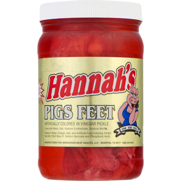 Pickled Goods & Olives Hannah's Pigs Feet, Ready to Eat, Jar hero