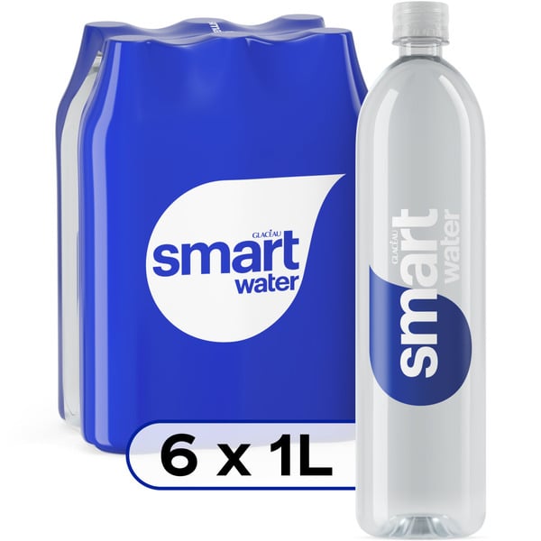 Water, Seltzer & Sparkling Water smartwater Vapor Distilled Premium Water Bottles hero