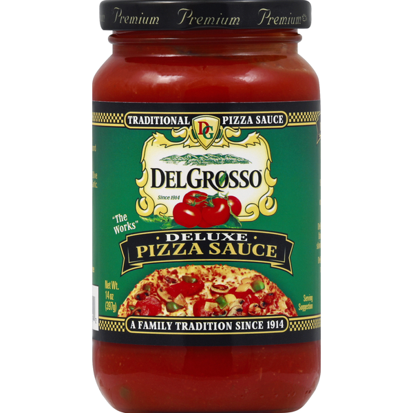 Condiments DelGrosso Pizza Sauce, Deluxe hero