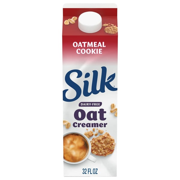 Coffee Silk Oatmeal Cookie Oat Creamer, Dairy Free, Gluten Free, Soy Free hero