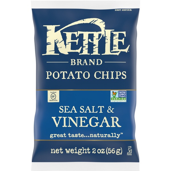 Chips & Pretzels Kettle Brand Sea Salt & Vinegar Kettle Potato Chips hero