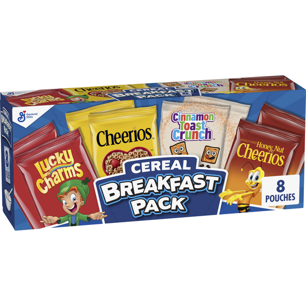 Cereal General Mills Breakfast Cereal Pouches Variety Pack hero