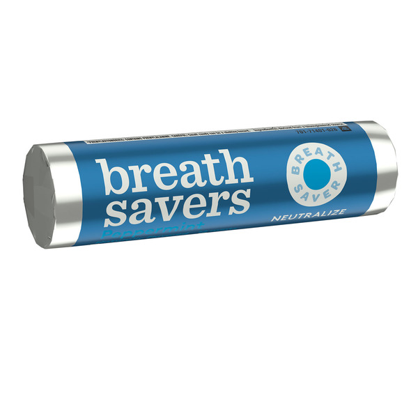 Mint & Gum BREATH SAVERS Peppermint Flavored Sugar Free Breath Mints hero