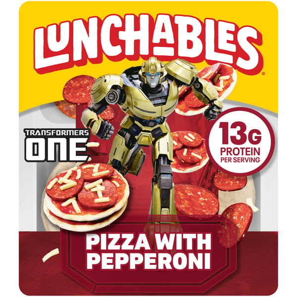 Deli Lunchables Pizza with Pepperoni Kids Lunch Snack Kit hero