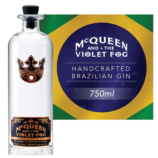 Gin McQueen and the Violet Fog Brazilian Gin hero