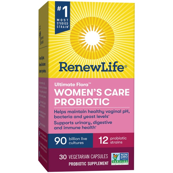 Probiotics Renew Life Women’s Care Probiotic, 90 Billion CFU Per Capsule hero