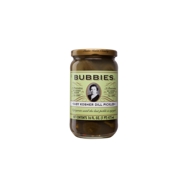 Pickled Goods & Olives Bubbies Dill Pickles, Baby Kosher hero