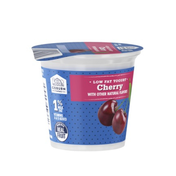 Coburn Farms Cherry Low Fat Yogurt hero