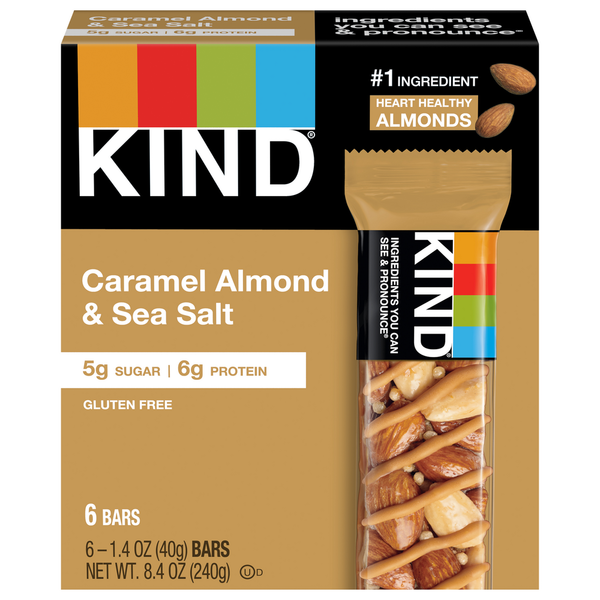 Energy & Granola Bars KIND Caramel Almond & Sea Salt hero