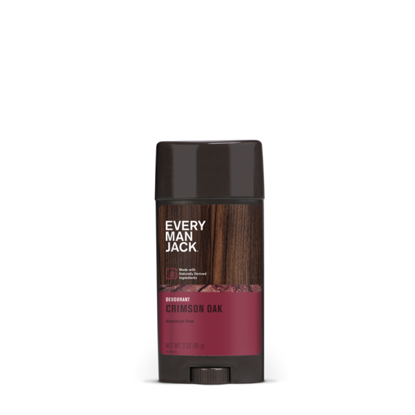 Every Man Jack Aluminum-Free Deodorant for Men, Crimson Oak hero