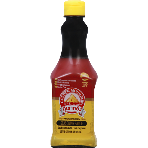 Condiments Golden Mountain Seasoning Sauce, Soybean hero