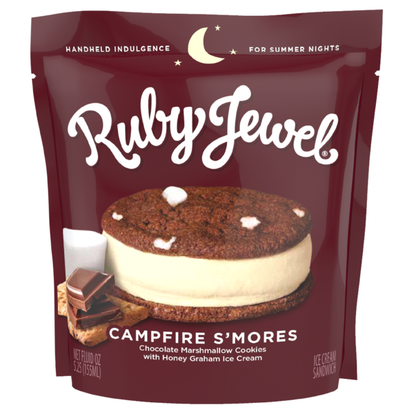 Frozen Foods Ruby Jewel Campfire S'mores Ice Cream Sandwich hero