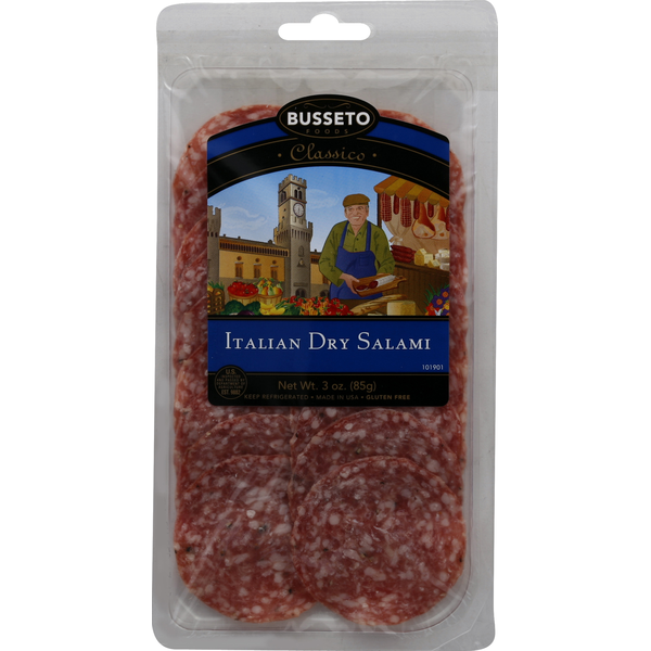 Lunch Meat Busseto Foods Salami, Italian Dry hero