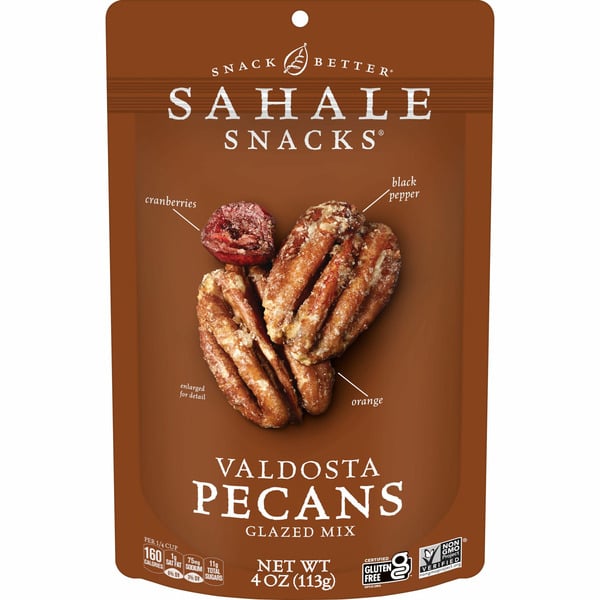 Nuts, Seeds & Dried Fruit Sahale Snacks Glazed Mix, Valdosta Pecans hero