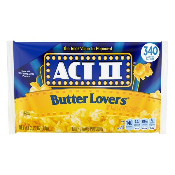 Act II Butter Lovers Microwave Popcorn hero