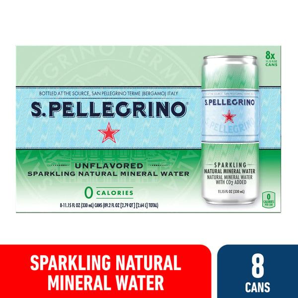 Sparkling & Seltzer Water San Pellegrino Essenza Mineral Water Sparkling Can hero