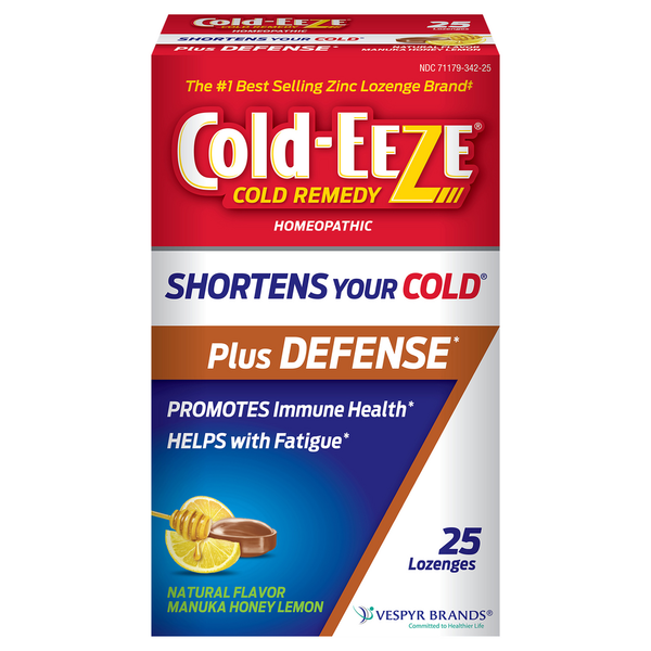 Eye & Ear Care Cold-Eeze Cold Remedy, Manuka Honey Lemon, Lozenges hero