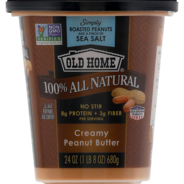 Spreads Old Home Peanut Butter, Creamy, 100% All Natural hero