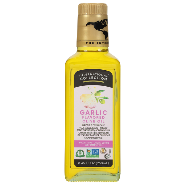 Salad Dressing, Oils & Vinegars International Collection Olive Oil, Garlic Flavored hero