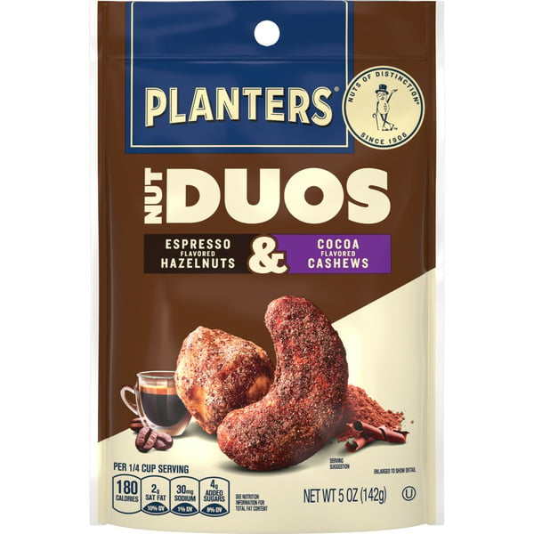 Nuts, Seeds & Dried Fruit Planters Nut Duos Cocoa Cashews And Espresso Hazelnuts 5Oz hero