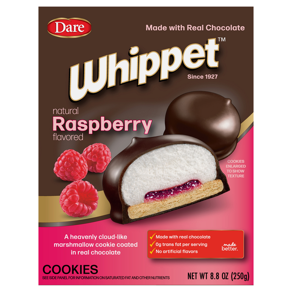 Cookies & Cakes Dare Whippet Cookies, Raspberry Flavored hero