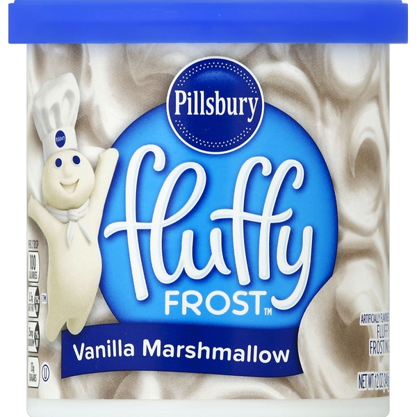 Baking Supplies & Decor Pillsbury Frosting, Fluffy, Vanilla Marshmallow hero