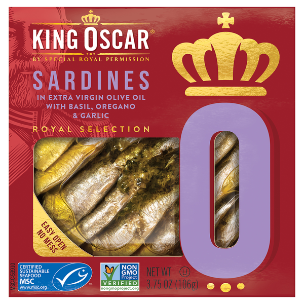 Canned Meat & Seafood King Oscar Sardines hero