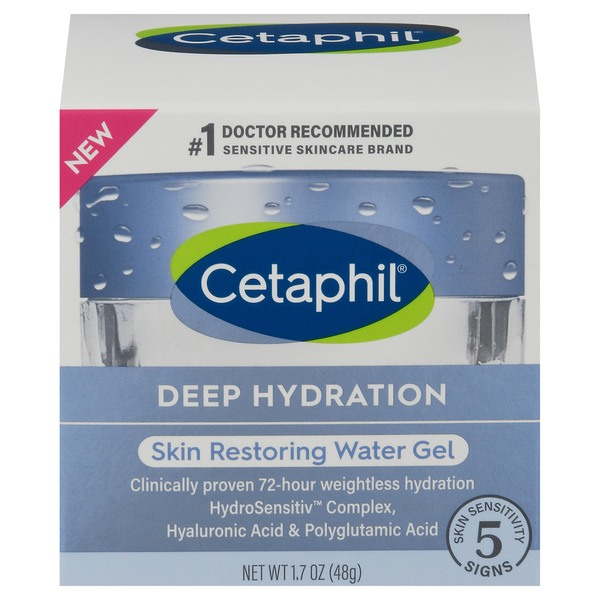 Cetaphil Skin Restoring Water Gel, Deep Hydration hero