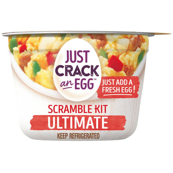 Eggs Just Crack an Egg Ultimate Scramble Breakfast Bowl Kit with Pork Sausage, Cheese and Vegetables hero