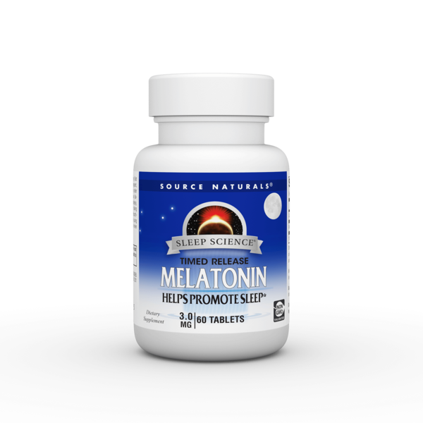 Sleep & Stress Aids Source Naturals Sleep Science Melatonin Timed Release Tablet hero