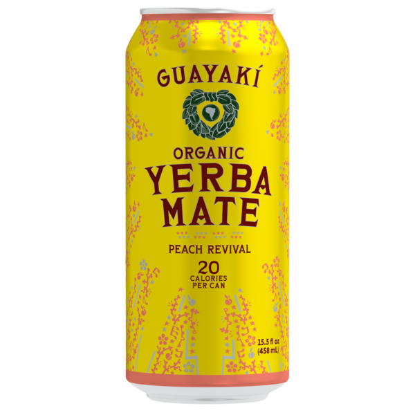 Energy & Sports Drinks Guayakí Organic Peach Revival hero