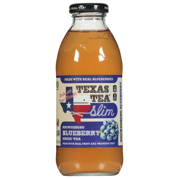 Tea Texas Tea Green Tea, Blueberry, Slim hero