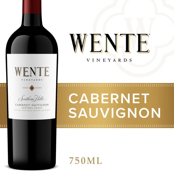 Red Wines Wente Vineyards Southern Hills, Cabernet Sauvignon, Red Wine hero