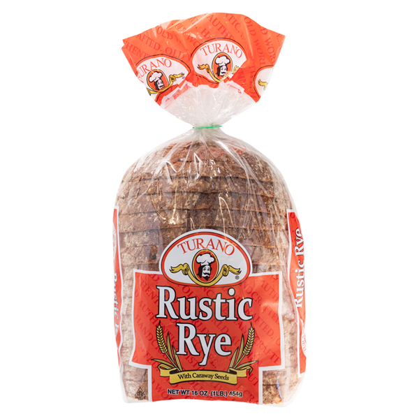 Bread Turano Rustic Rye Sliced hero