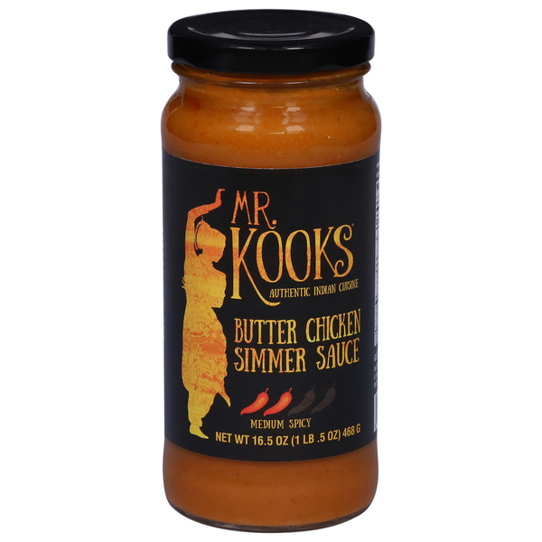 Mr. Kook's Simmer Sauce, Butter Chicken, Medium Spicy hero