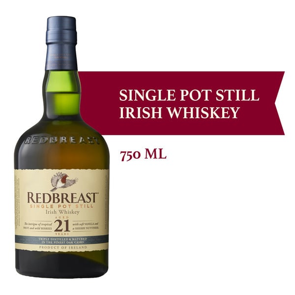 Whiskey Redbreast 22 Year Old Single Pot Still Irish Whiskey hero