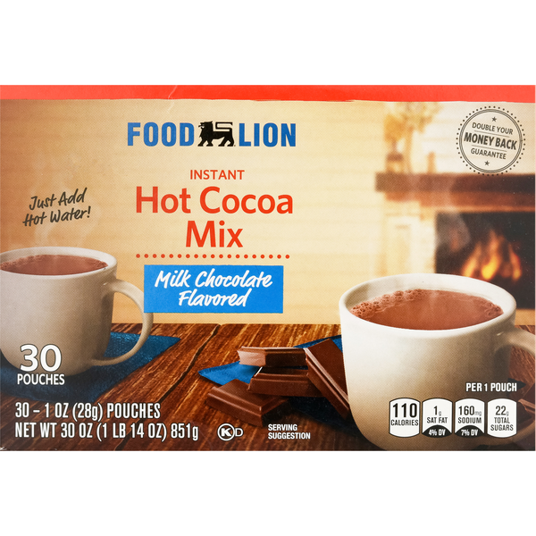 Cocoa & Drink Mixes Food Lion Milk Chocolate Hot Cocoa Mix 30 ct hero