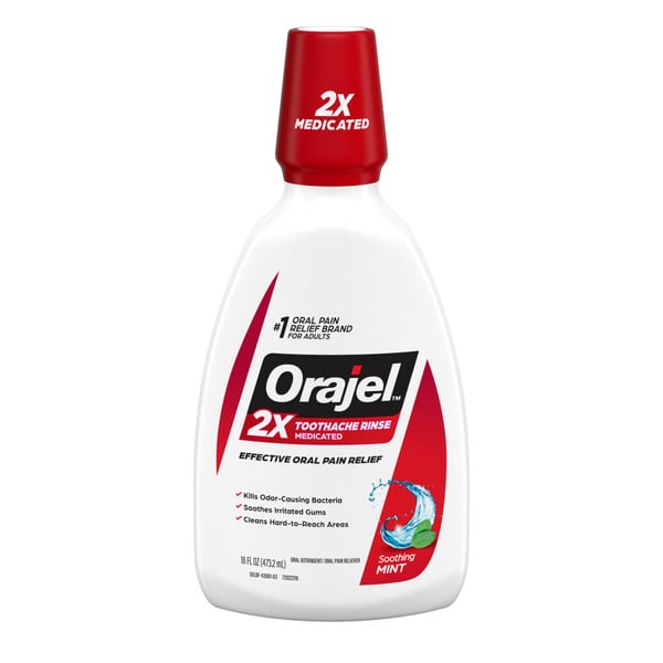 Oral Hygiene Orajel Toothache Rinse hero