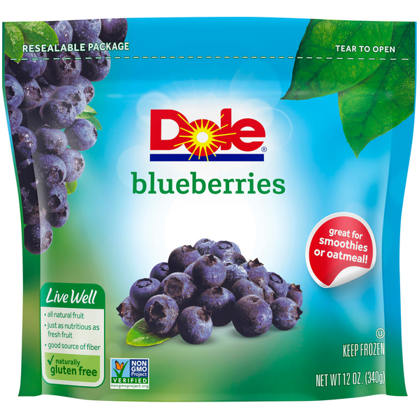 Frozen Fruits Dole Blueberries hero