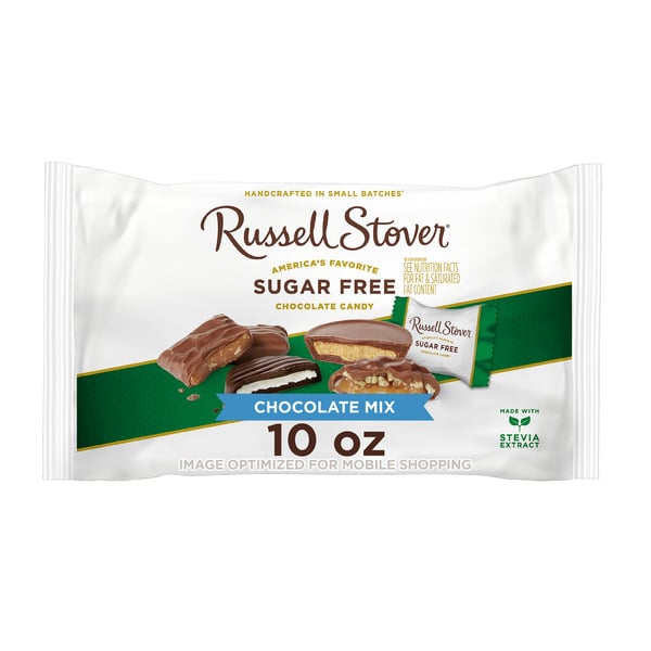 Candy & Chocolate Russell Stover Sugar Free Assorted 4 Flavor Chocolate Candy Mix hero