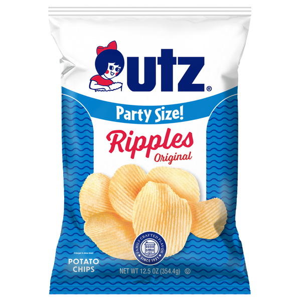 Chips & Pretzels Utz Ripples Original Potato Chips hero