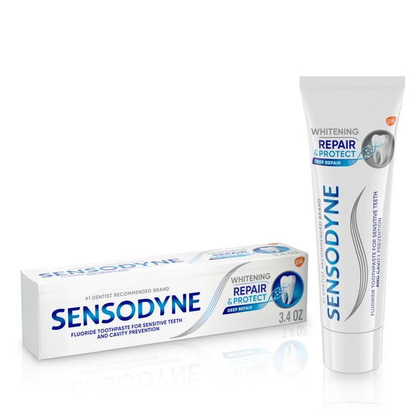 Oral Hygiene Sensodyne Repair and Protect Whitening Toothpaste hero