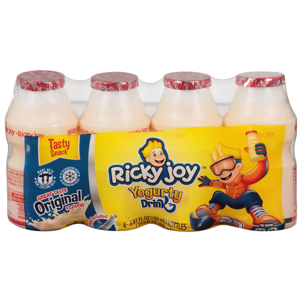 Yogurt Ricky Joy Yogurty Drink, Original Flavor, Tasty Snack hero