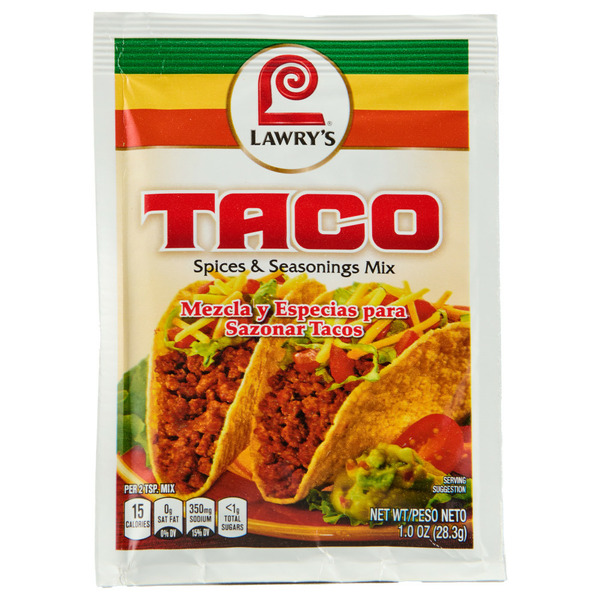 Marinades & Meat Preparation Lawry's® Taco Seasoning Mix hero