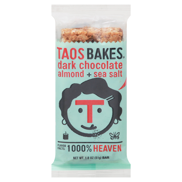 Taos Bakes Bar, Dark Chocolate Almond + Sea Salt hero