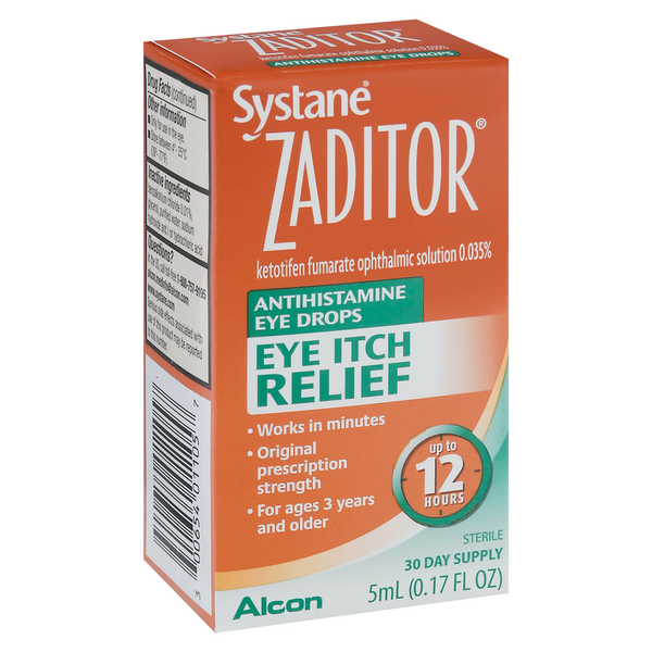 Eye & Ear Care SYSTANE ZADITOR Eye Itch Relief, Sterile hero