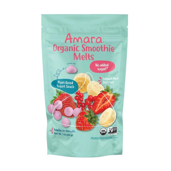 Baby Food & Formula Amara Mixed Red Berries, Smoothie Melts hero