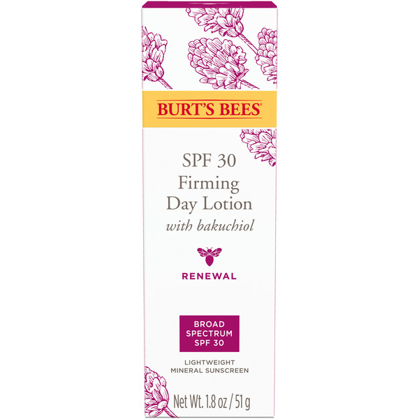 Body Lotions & Soap Burt's Bees Renewal SPF 30 Firming Day Face Lotion With Bakuchiol, 98% Natural Origin hero