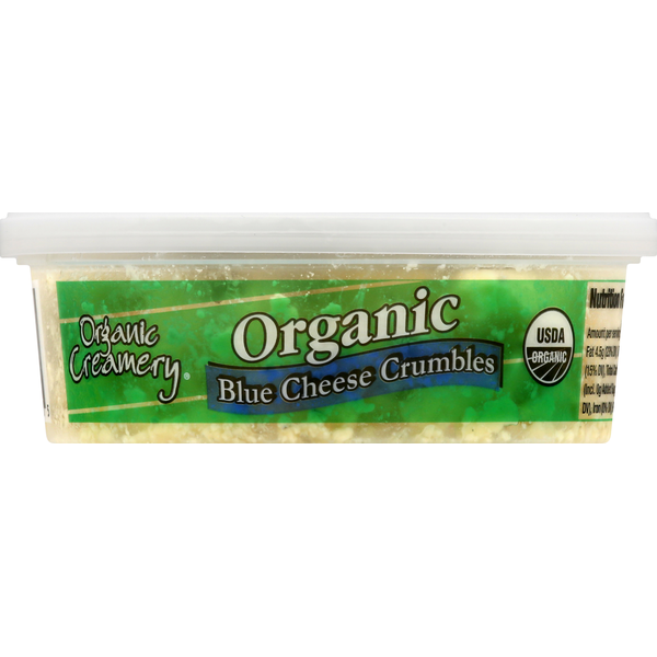 Packaged Cheese Organic Creamery Blue Cheese Crumbles, Organic hero